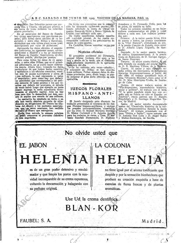 ABC MADRID 06-06-1925 página 10
