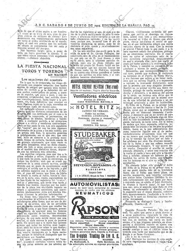 ABC MADRID 06-06-1925 página 14
