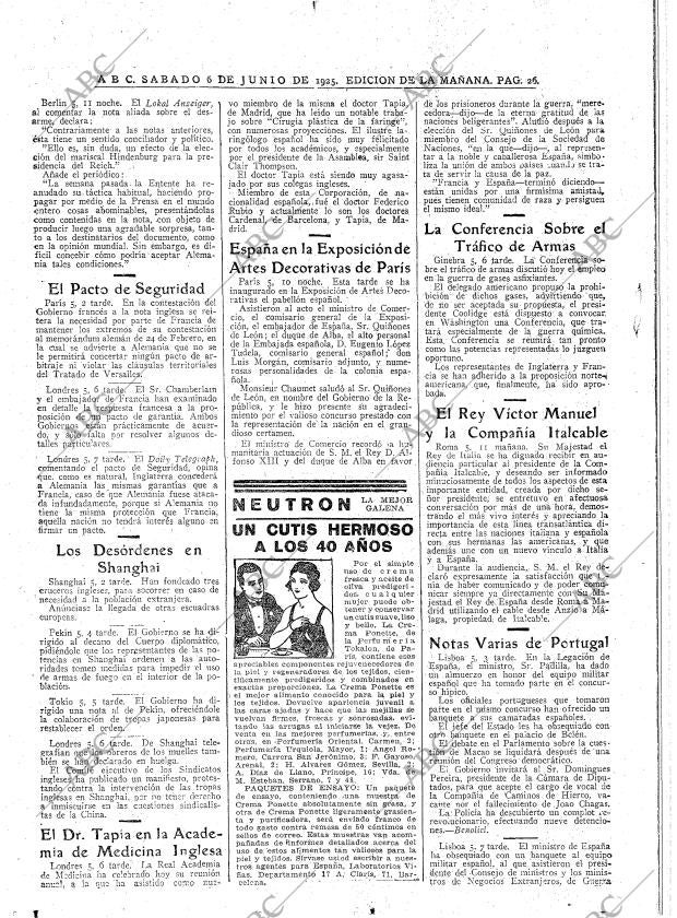 ABC MADRID 06-06-1925 página 26