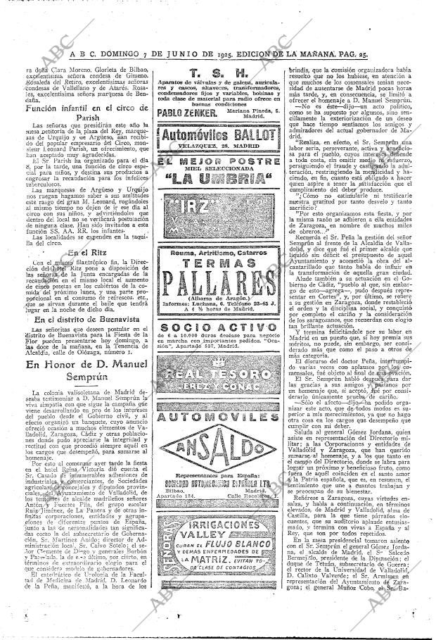 ABC MADRID 07-06-1925 página 25