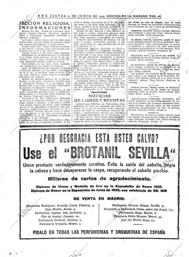 ABC MADRID 11-06-1925 página 26