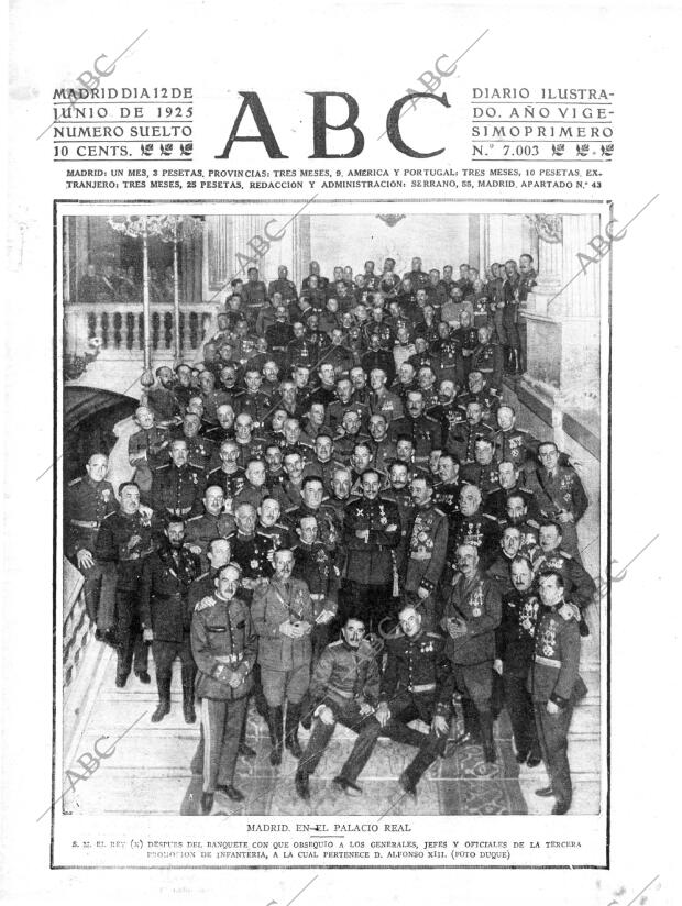 ABC MADRID 12-06-1925 página 1