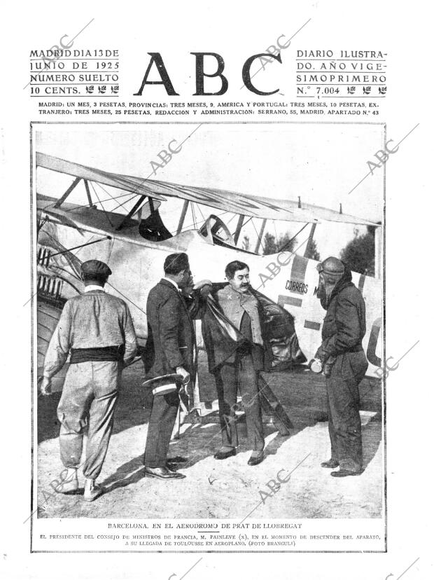 ABC MADRID 13-06-1925 página 1