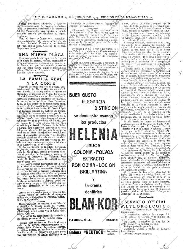 ABC MADRID 13-06-1925 página 14
