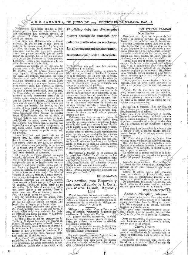ABC MADRID 13-06-1925 página 18