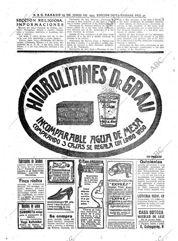 ABC MADRID 13-06-1925 página 30