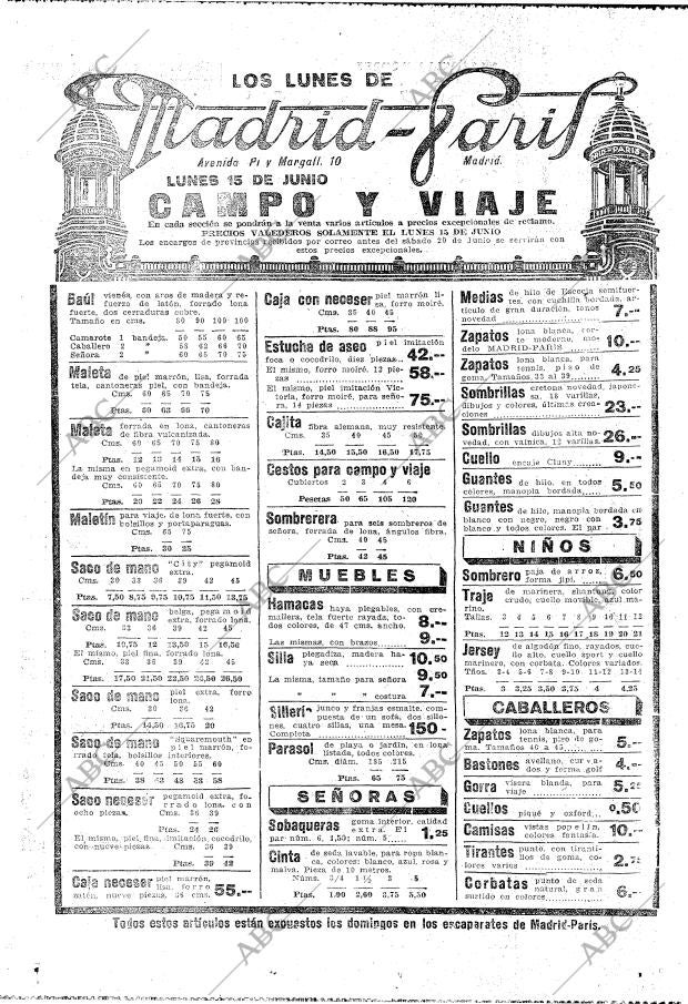 ABC MADRID 14-06-1925 página 22