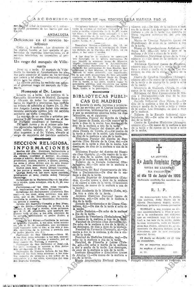 ABC MADRID 14-06-1925 página 36
