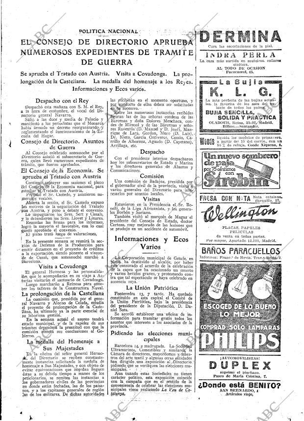 ABC MADRID 15-06-1925 página 9