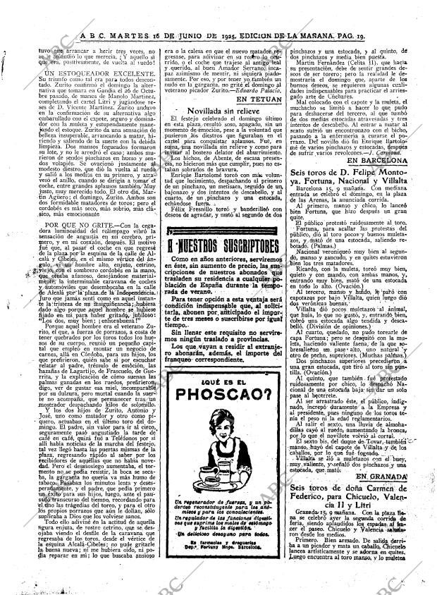 ABC MADRID 16-06-1925 página 19