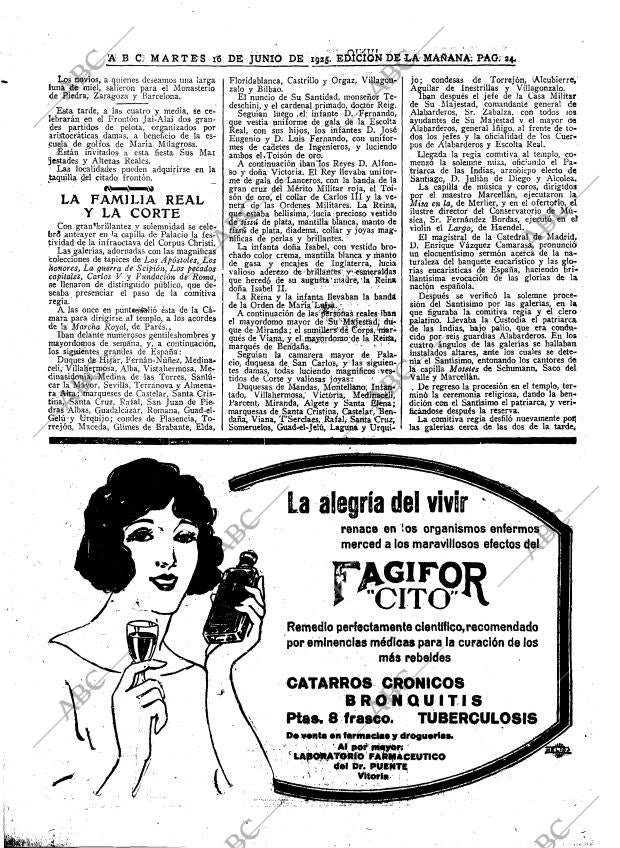 ABC MADRID 16-06-1925 página 24