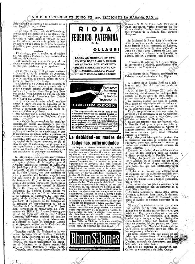 ABC MADRID 16-06-1925 página 25