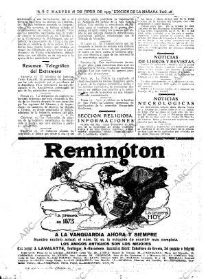 ABC MADRID 16-06-1925 página 28