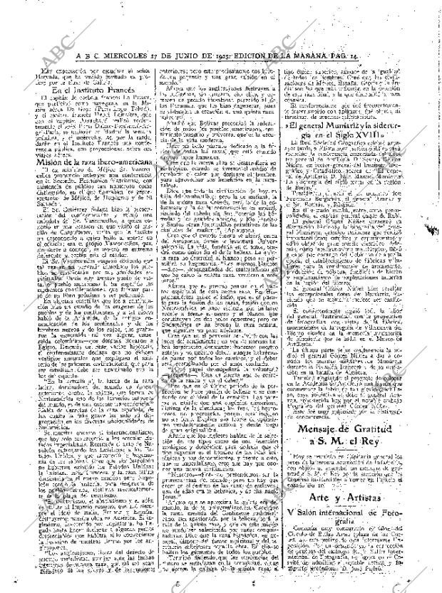 ABC MADRID 17-06-1925 página 14