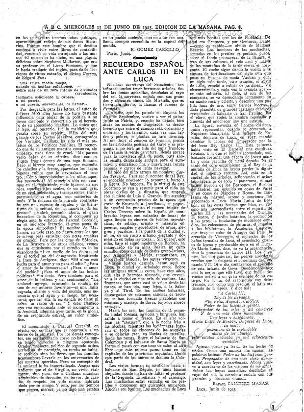 ABC MADRID 17-06-1925 página 8