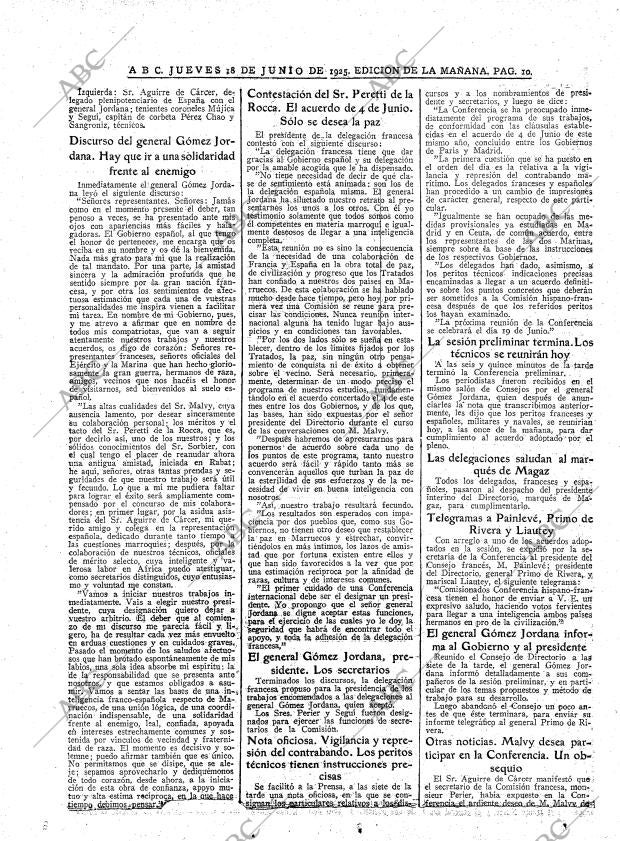 ABC MADRID 18-06-1925 página 10