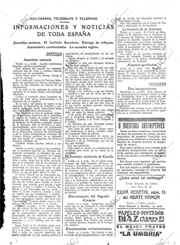 ABC MADRID 18-06-1925 página 23