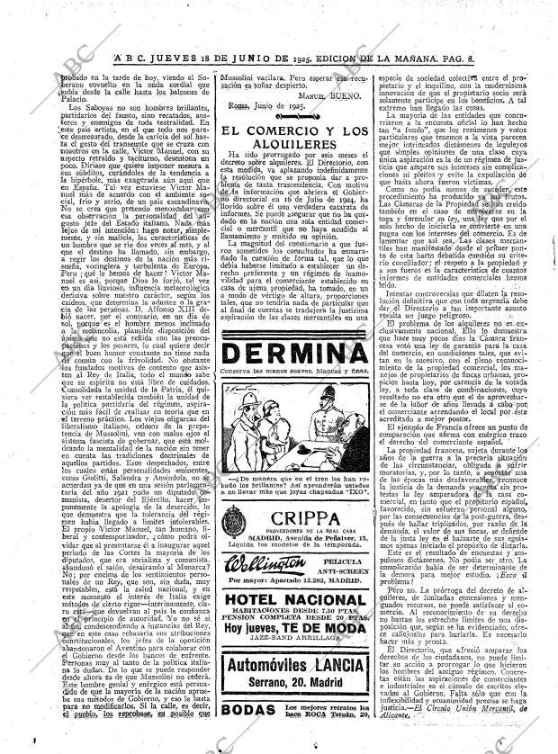 ABC MADRID 18-06-1925 página 8