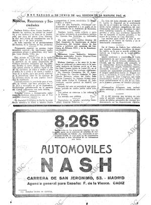 ABC MADRID 20-06-1925 página 16