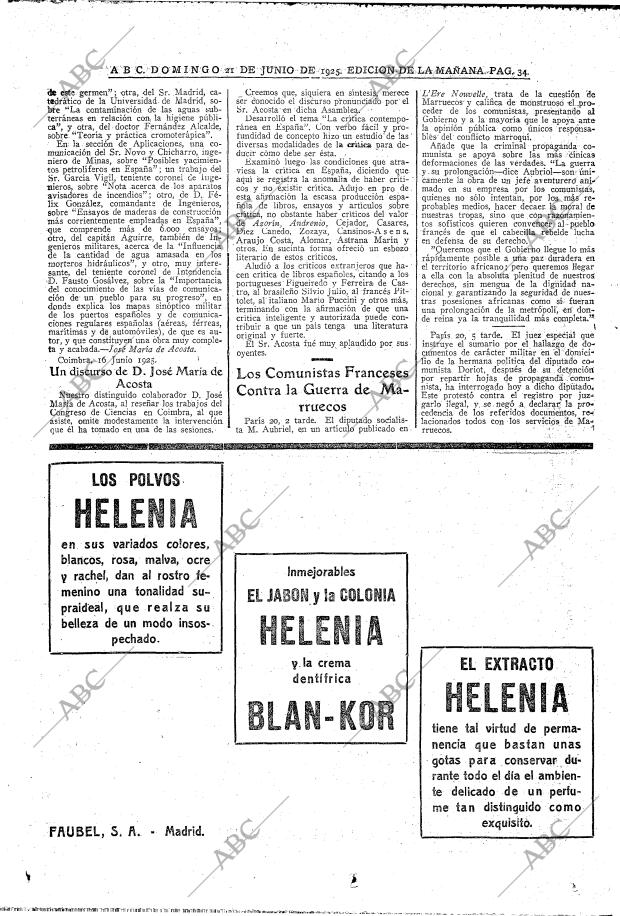 ABC MADRID 21-06-1925 página 34