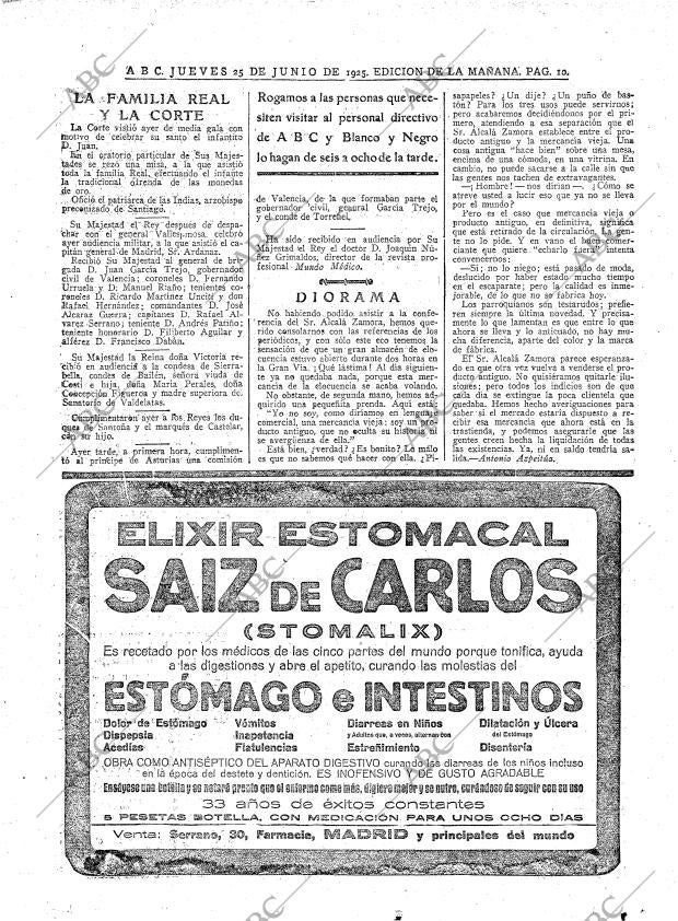 ABC MADRID 25-06-1925 página 10