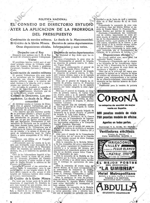 ABC MADRID 25-06-1925 página 11