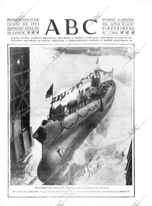 ABC MADRID 27-06-1925 página 1