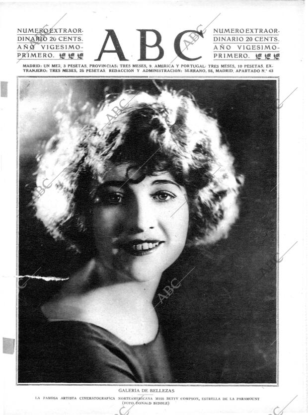 ABC MADRID 28-06-1925 página 1