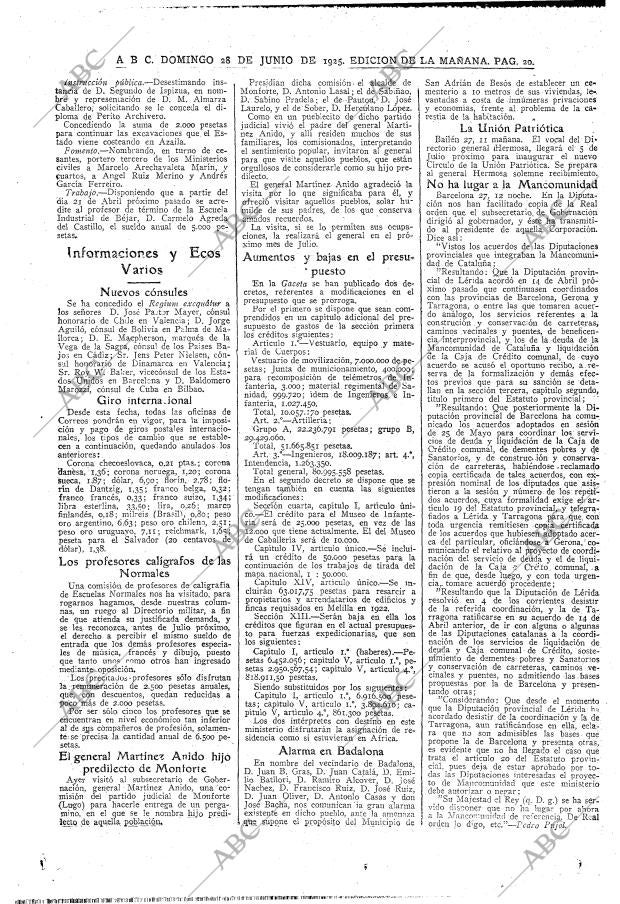 ABC MADRID 28-06-1925 página 20