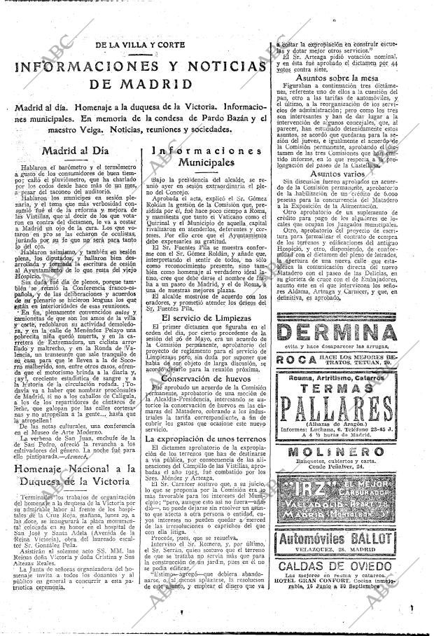 ABC MADRID 28-06-1925 página 21