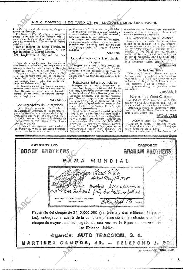 ABC MADRID 28-06-1925 página 32