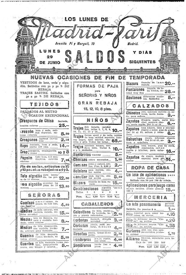 ABC MADRID 28-06-1925 página 38