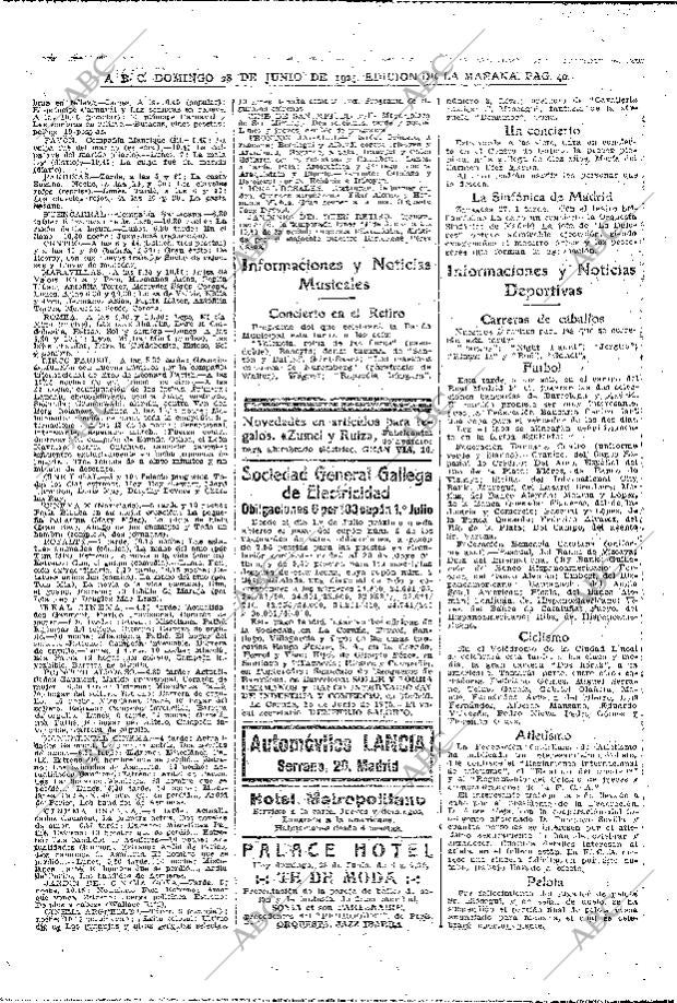 ABC MADRID 28-06-1925 página 40