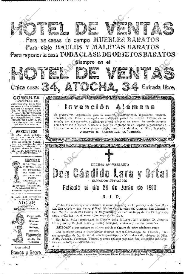 ABC MADRID 28-06-1925 página 45