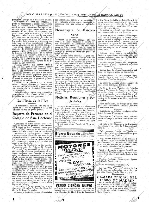 ABC MADRID 30-06-1925 página 17
