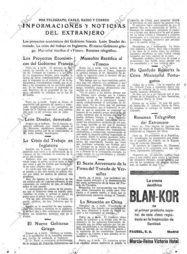 ABC MADRID 30-06-1925 página 26