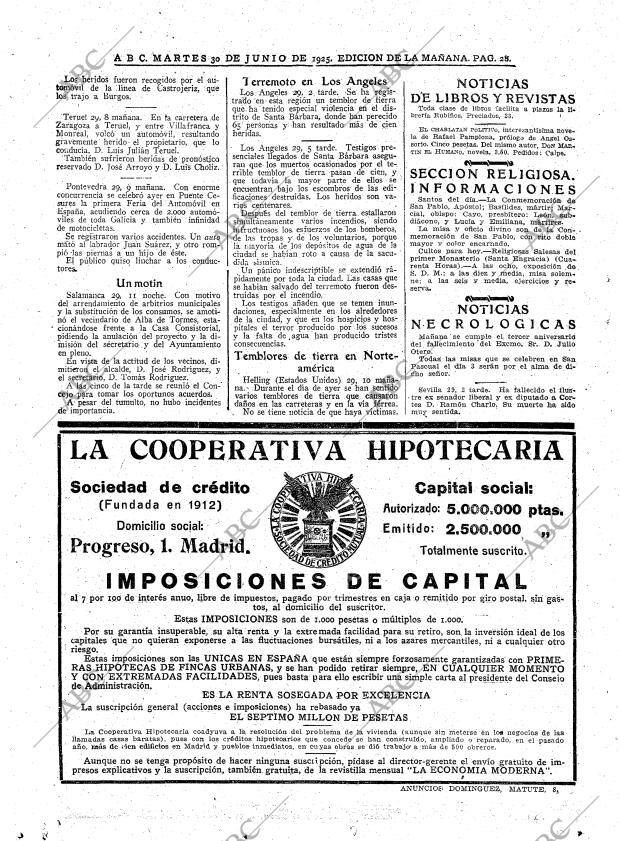 ABC MADRID 30-06-1925 página 28