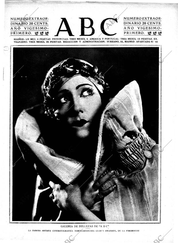 ABC MADRID 05-07-1925 página 1