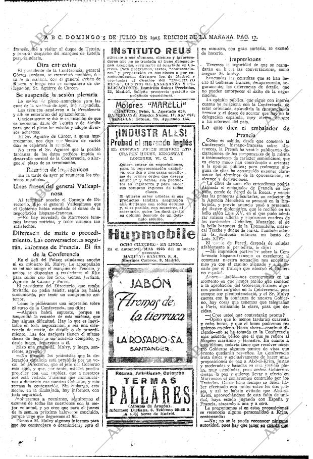 ABC MADRID 05-07-1925 página 17