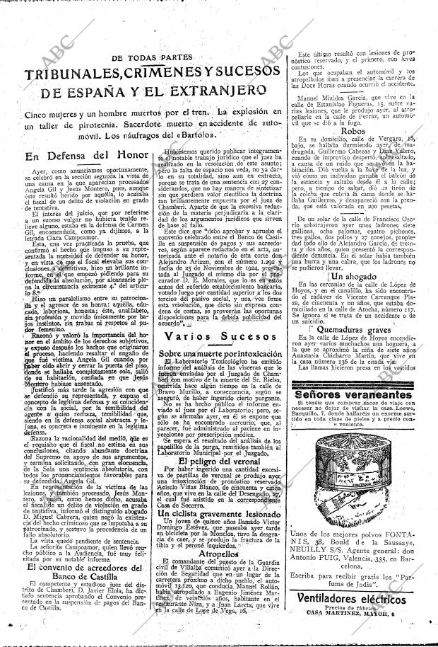 ABC MADRID 05-07-1925 página 25