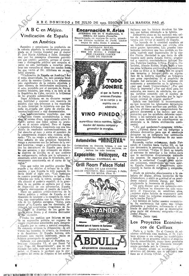ABC MADRID 05-07-1925 página 36