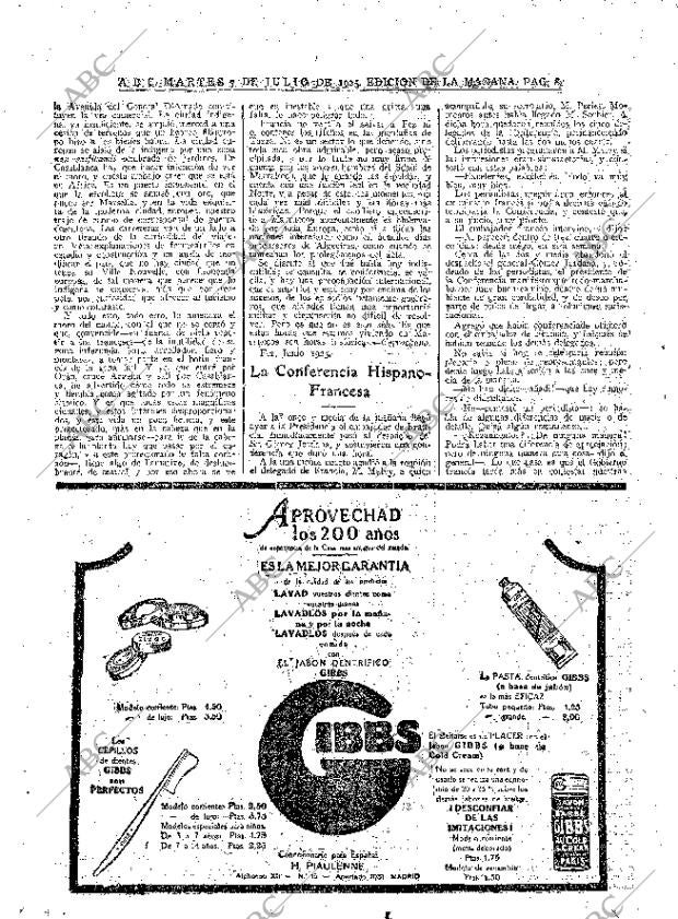 ABC MADRID 07-07-1925 página 8