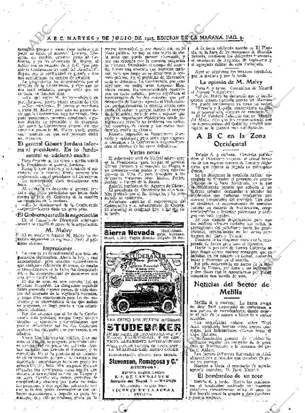 ABC MADRID 07-07-1925 página 9