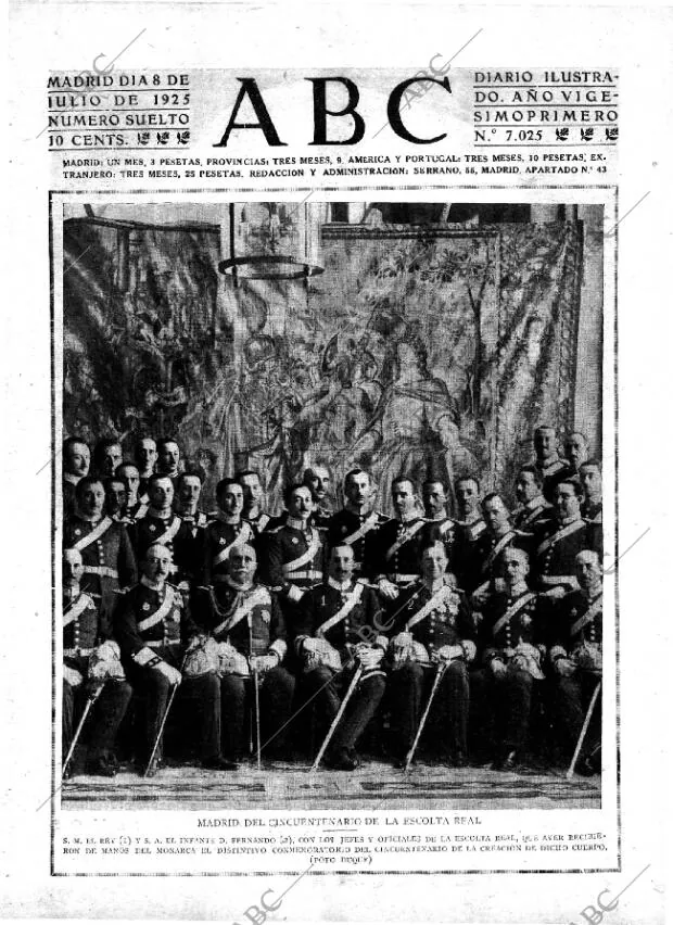 ABC MADRID 08-07-1925 página 1