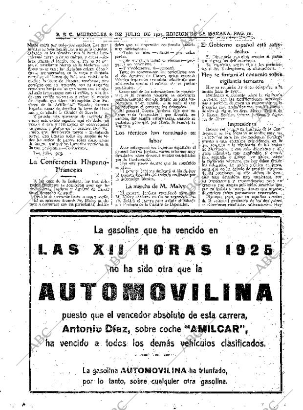 ABC MADRID 08-07-1925 página 10