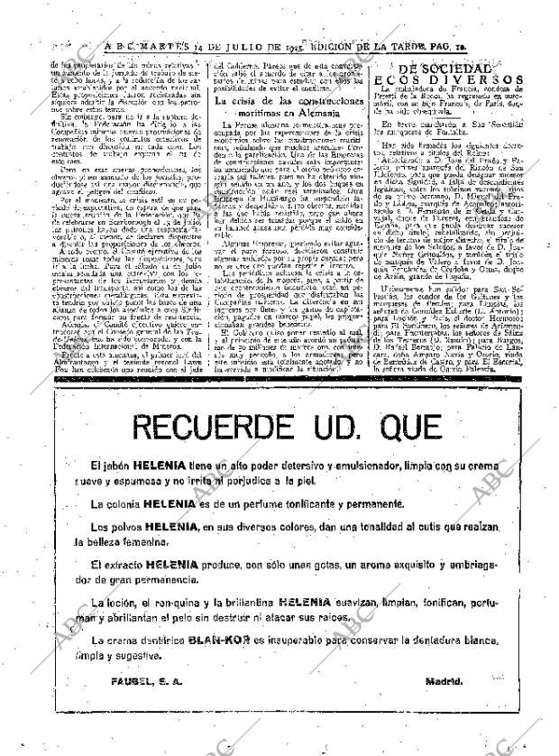 ABC MADRID 14-07-1925 página 12