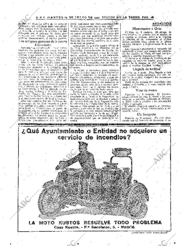 ABC MADRID 14-07-1925 página 16