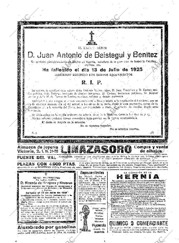 ABC MADRID 14-07-1925 página 28