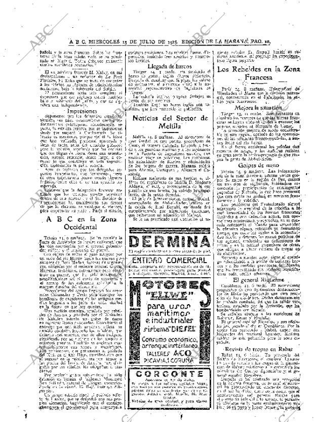 ABC MADRID 15-07-1925 página 10