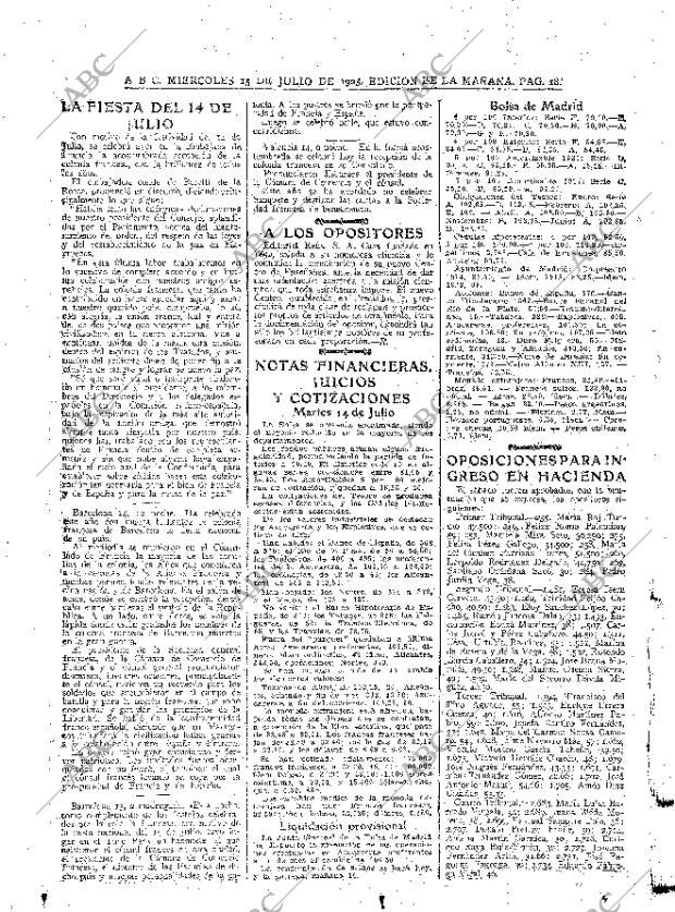 ABC MADRID 15-07-1925 página 18